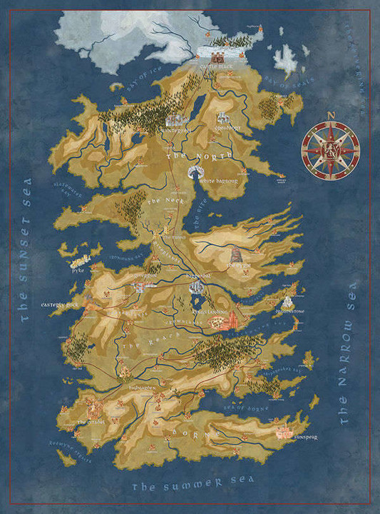 Game of Thrones Puzzle - Cersei Lannister Westeros Map_1725880768