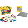 Extra výhodný balíček LEGO® Classic - Velký kreativní box 10698, Šedá podložka na stavení 11024_498391979