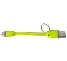 CELLY USB kabel s microUSB konektorem, 12 cm, zelený_377248418