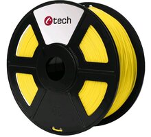 C-TECH tisková struna (filament), PLA, 1,75mm, 1kg, žlutá_1912254549