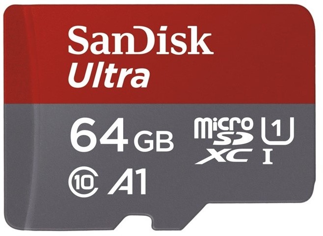 SanDisk Micro SDXC Ultra Android 64GB 100MB/s A1 UHS-I + SD adaptér_1957869985