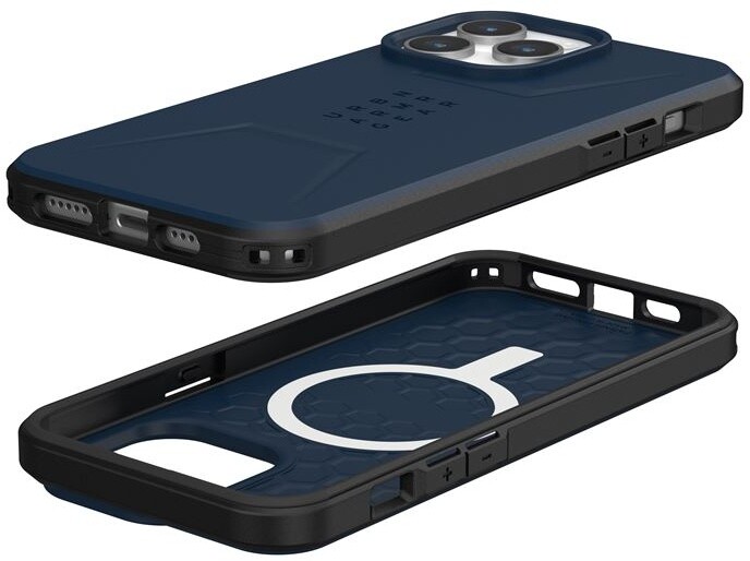 UAG ochranný kryt Civilian MagSafe pro Apple iPhone 15 Pro Max, modrá_1424307940