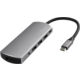 FIXED hliníkový hub 6v1 s USB-C pro notebooky a tablety