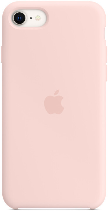 Apple silikonový kryt na iPhone SE (2022), křídově růžová_962587676