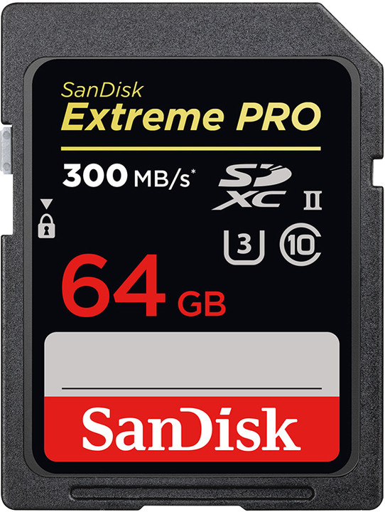 SanDisk SDXC Extreme Pro 64GB 300MB/s UHS-II U3_1729338913
