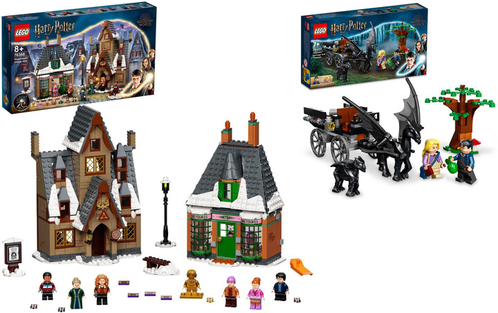 Extra výhodný balíček LEGO® Harry Potter™ 76388 Výlet do Prasinek a 76400 Kočár a testrálové_1521268250