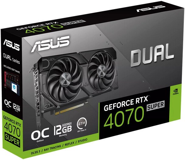 ASUS Dual GeForce RTX 4070 SUPER EVO OC Edition, 12GB GDDR6X_774693623