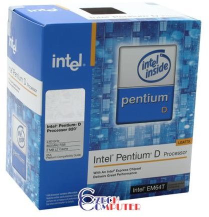 Intel Pentium D 820 2,8GHz 2MB 800MHz 775pin BOX