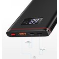 USAMS US-CD62 Power Bank Dual USB LED Fast Charging 10000mAh (EU Blister), černá_165340023