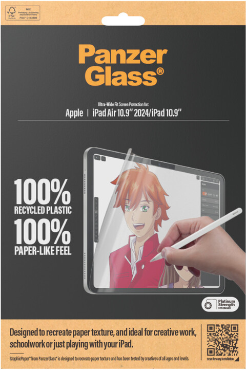 PanzerGlass ochranná fólie GraphicPaper™ pro Apple iPad Air 10.9&quot; (2024)/iPad 10.9&quot;_647984266