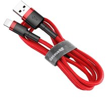 BASEUS kabel Cafule USB-A - Lightning, nabíjecí, datový, 3m, červená_1006527121
