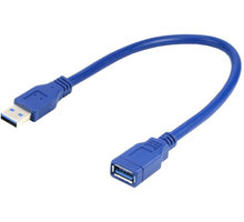 Gembird CABLEXPERT kabel USB A-A 15cm 3.0 prodlužovací, modrá_753854556