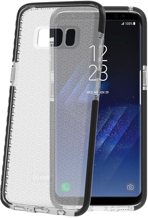 CELLY Hexagon Zadní kryt pro Samsung Galaxy S8, černý_588758