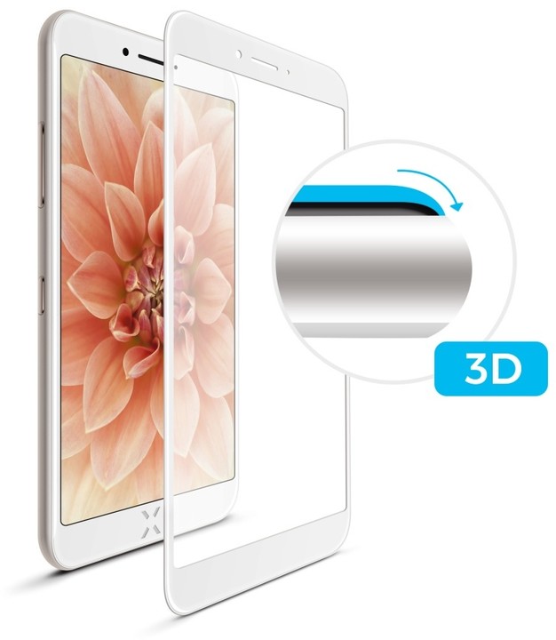 FIXED 3D Full-Cover ochranné tvrzené sklo pro Apple iPhone 6/6S Plus, s lepením, bílé_173363669