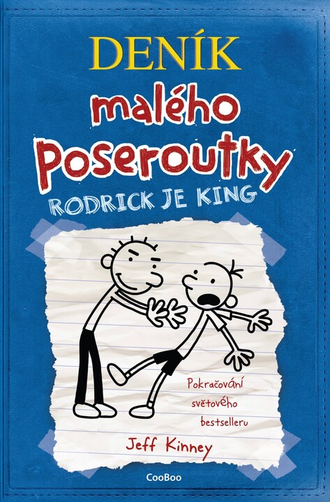 Kniha Deník malého poseroutky - Rodrick je king, 2.díl_1187037461