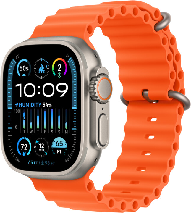 Apple Watch Ultra 2, Ocean Band, Orange_108806111