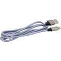 DEVIA micro USB kabel, pletený