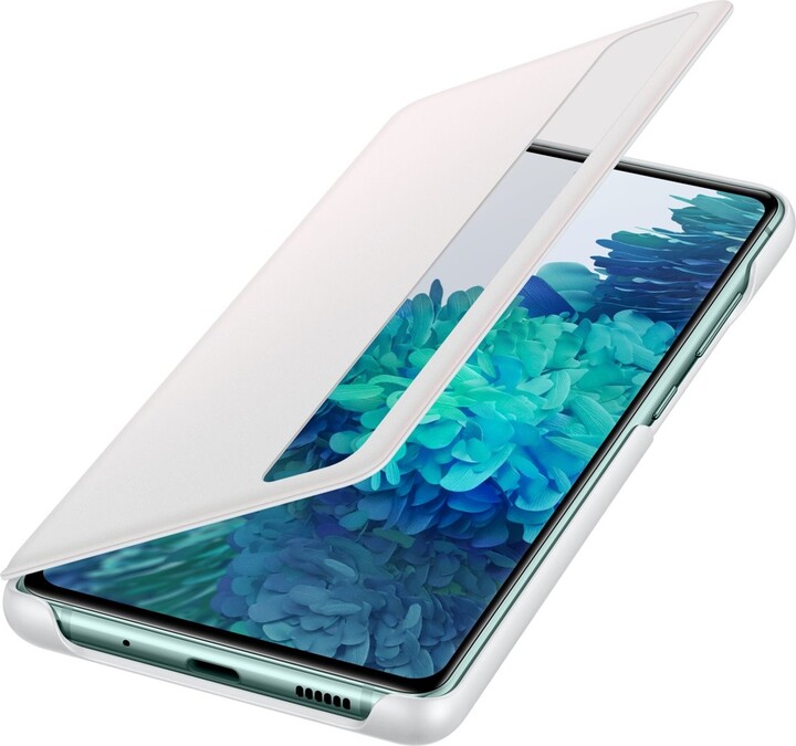 Samsung flipové pouzdro Clear View pro Galaxy S20 FE, bílá