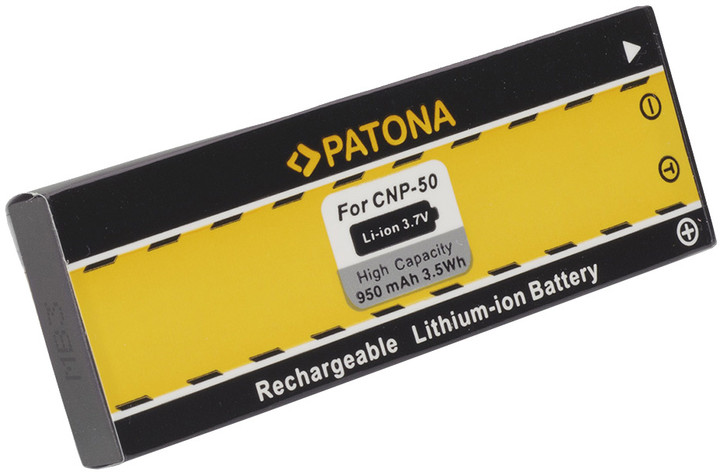 Patona baterie pro Casio, NP-50 1000mAh_820908502