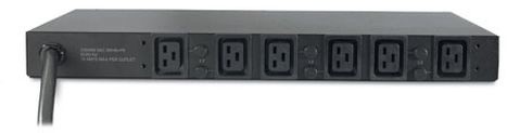 APC rack PDU, 1U, 14.4kW, 208V, (6) C19_652400368