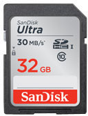SanDisk SDHC Ultra 32GB Class 10_660166108