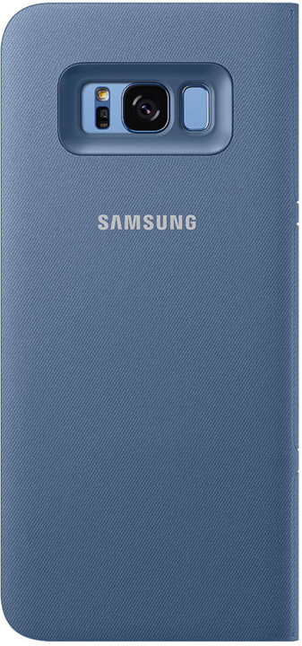 Samsung S8+, Flipové pouzdro LED View, modrá_2143361485