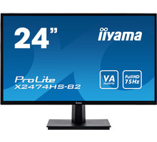 iiyama ProLite X2474HS-B2 - LED monitor 24" Poukaz 200 Kč na nákup na Mall.cz + O2 TV HBO a Sport Pack na dva měsíce
