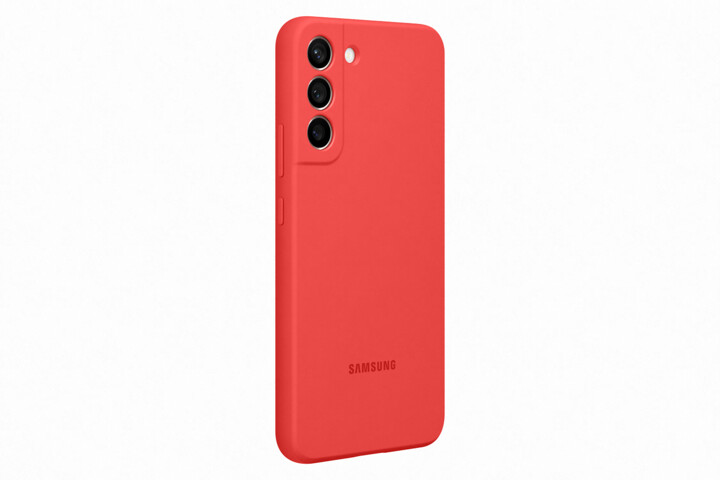 Samsung silikonový zadní kryt pro Galaxy S22+, oranžová_114426241