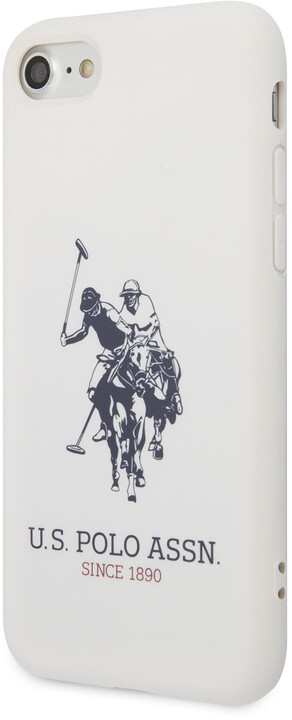 U.S. Polo silikonový kryt Big Horse pro iPhone 8/SE(2020), bílá_68904520