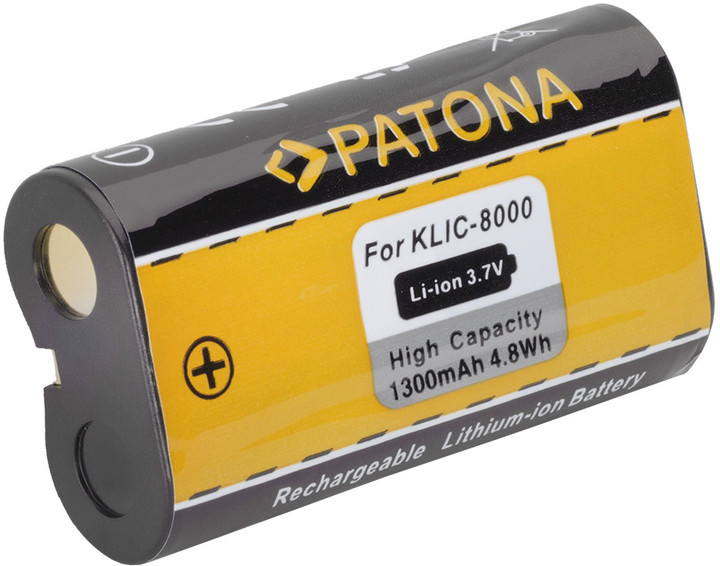 Patona baterie pro Kodak KLIC-8000 1300mAh Li-Ion_1002915670