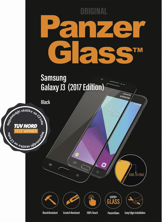 PanzerGlass Edge-to-Edge pro Samsung Galaxy J3 (2017), černé_2042209831