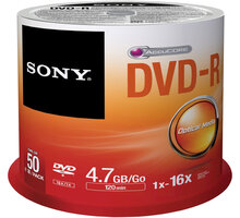 Sony DVD-R 4,7GB 16x Spindle, 50ks_614424519