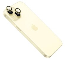 FIXED ochranná skla čoček fotoaparátů pro Apple iPhone 15/15 Plus, žlutá_273030444
