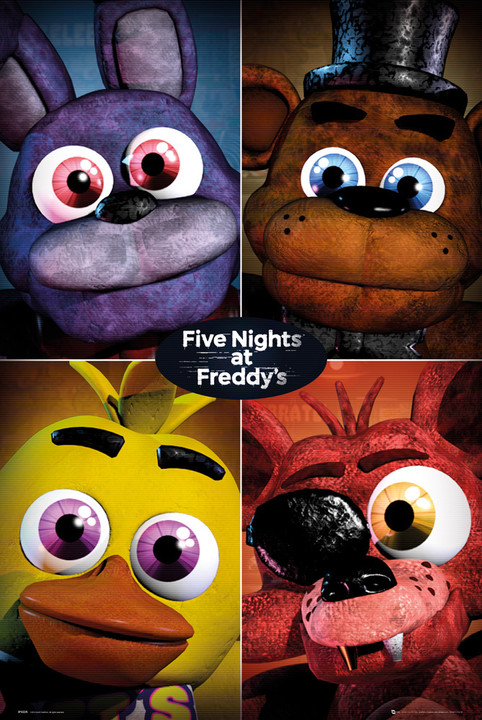 Plakát Five Nights At Freddys - Quad_436590878