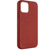 FIXED kožený zadní kryt MagLeather s podporou Magsafe pro Apple iPhone 12/12 Pro, červená FIXLM-558-RD