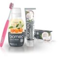 Dárkový balíček Biomed Superwhite &amp; Citrus Fresh zubní pasta a voda s kartáčkem navíc, 100+250 ml_1937390630