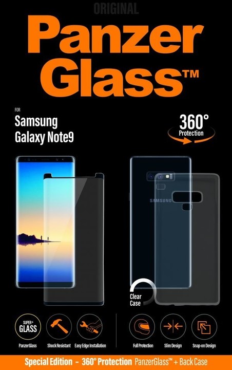 PanzerGlass Premium Bundle pro Samsung Galaxy Note 9 + pouzdro, černé_1926336182