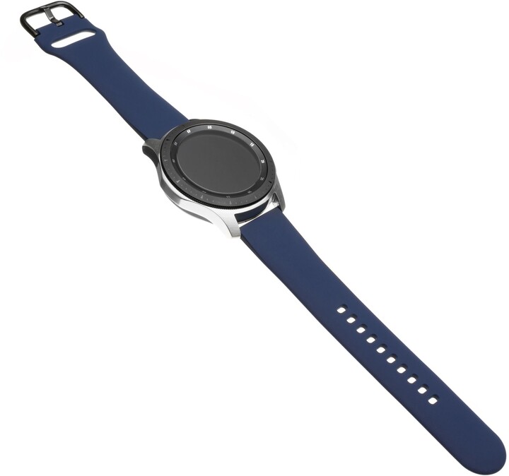 FIXED silikonový řemínek pro smartwatch, šířka 20mm, modrá_75565697