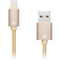 CONNECT IT Wirez Premium Metallic Lightning - USB, gold, 1m_345331779