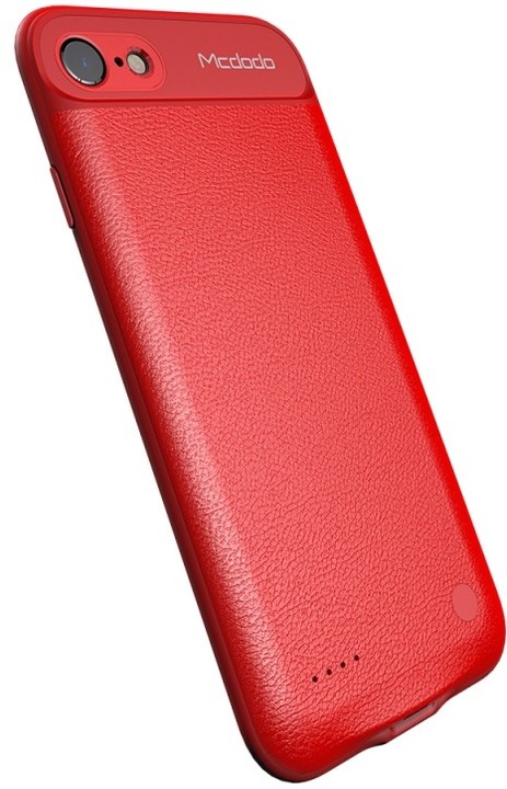 Mcdodo zadní kryt s baterií 3650mAh pro Apple iPhone 7 Plus, červená_682624901