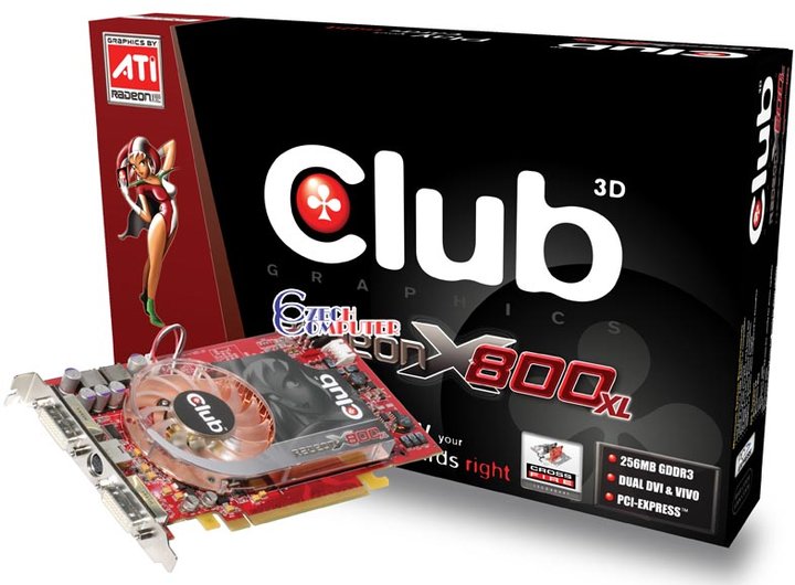Club3D ATI X800XL 256MB, PCI-E_881384233