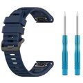 FIXED silikonový řemínek pro Garmin QuickFit 22mm, modrá_991391756