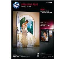 HP Premium Plus Glossy Photo Paper, A4, 300 g/m2, 20 listů