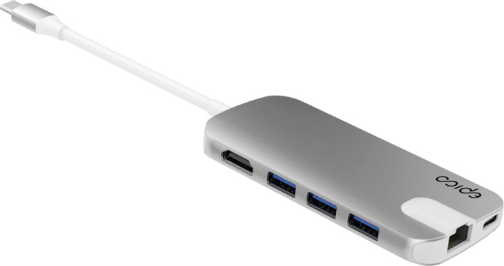 EPICO USB Type-C HUB with Ethernet - silver_927941307