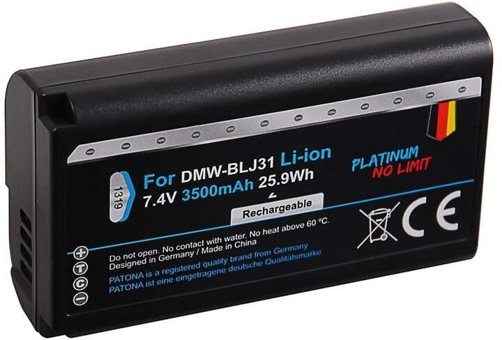 PATONA baterie pro Panasonic DMW-BLJ31, 3500mAh, Li-Ion Platinum, DC-S1_238259466