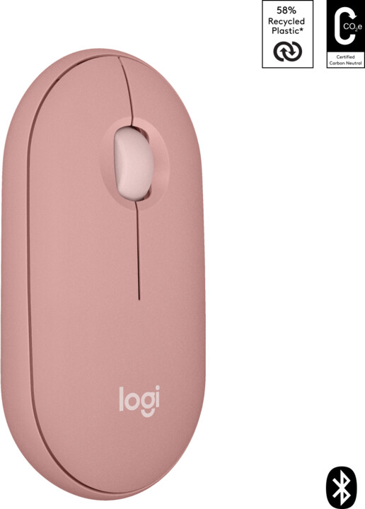 Logitech Pebble Mouse 2 M350s, rose_1068547494