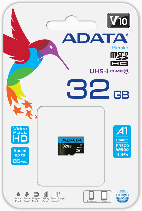 ADATA Micro SDHC Premier 32GB 85MB/s UHS-I A1_1273716330