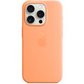 Apple Silikonový kryt s MagSafe pro iPhone 15 Pro, sorbetově oranžová_822091650