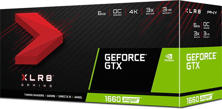 PNY GeForce GTX 1660 Super 6GB XLR8 Gaming Overclocked Edition, 6GB GDDR6_2133286428