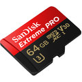SanDisk Micro SDXC Extreme Pro 64GB 100MB/s A1 UHS-I U3 V30 + SD adaptér_1041668701